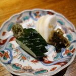 みかわ 是山居 - 2012.06.21　〆食事、香の物