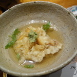 みかわ 是山居 - 2012.06.21　〆食事、貝柱かき揚げの天茶