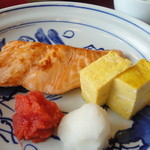 貴舟 - 時鮭とたらこと玉子焼き