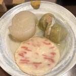 おかめ - 大根　しょうが天　ロールキャベツ