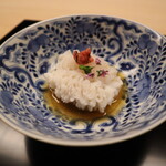 道人 - 淡路島の鱧 梅肉生姜 玉葱ポン酢