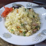 鶴亀 - 五目チャーハン 600円(税込)(2020年8月20日撮影)