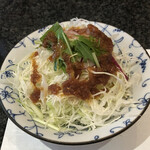 とんかつ マンジェ - ドレッシングぶち込み♪