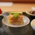 炭火割烹 いふき - 毛蟹の煮凝り