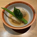 Yuushun - 白ナスとナス揚げ豆腐の揚げ出汁豆腐