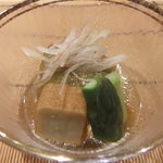 温味 - 冷製の炊き合わせ。粟麩も美味しすぎです