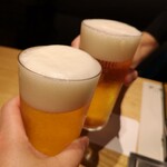 Kitashinchi Kamui - ビールで乾杯