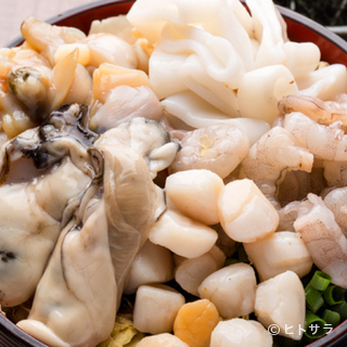厳選された「状態のいい新鮮な魚介」を、心ゆくまで堪能できる