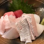 天源・天ぷら専門店 - 太刀魚ほか