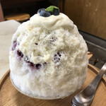 マルモ食堂 - ブルーベリーミルク