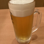 六三郎 - 生ビール一杯目（＾∇＾）