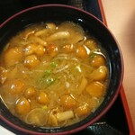 江戸家 - なめこのお味噌汁も美味