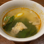 アジアン マルシェ - このスープもしっかり旨いんですよね♪