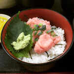 勘太そば - ミニねぎとろ丼
