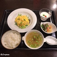 中国料理 豪華 - 海老と玉子のふわふわ炒めﾗﾝﾁｾｯﾄ