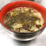 Rock seaweed miso soup