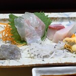 葵 - 少な目でお願いした造り盛合せ