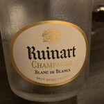 Restaurant La FinS - Ruinart Champagne　BRUT Blanc de Blancs