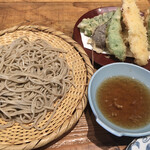 守破離 - 天盛りそば1580円、十割そば150円