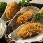 Fried large Oyster from Sanriku