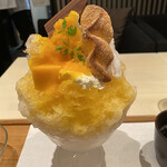 緋毬 - 生マンゴーかき氷