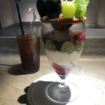 PATISSERIE ASAKO IWAYANAGI - パルフェビジュー レザン（ドリンク付） 4,400円（税込）