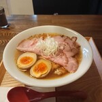 Inaniwa Chuuka Soba - 稲庭肉盛り中華そば1,350円+味玉150円