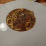 Antica osteria BACIO - 私の和牛ラグー、ピーチ