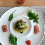 ヌーベルプース大倉山 - 茄子のサラダ
