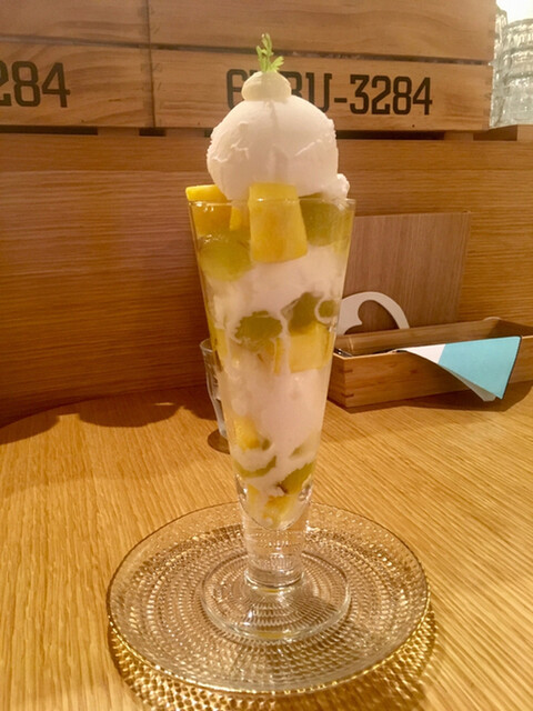 大名パフェ フルーツプラネット Daimyoupafe Fruits Planet 西鉄福岡 天神 パフェ 食べログ