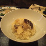 車力門 ちゃわんぶ - 鮑めし。