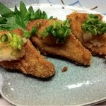 まぐろ家 旬秋 - 2012.6.22　まぐろづくしコース（まぐろの揚げ物おろしポン酢）