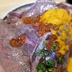 吉祥寺 肉ドレス海鮮丼 - 黒毛和牛 肉ドレス海鮮丼