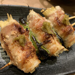 Kunkou Sumibiyaki Takigyouza Yakitori Tadashi - ただしの豚巻(生しょうがとニンニク)