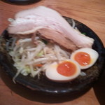 つけめん　まさはる - トッピング３種盛り