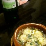 三鷹バル - エビのアヒージョ
