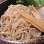 ふくみ - 全粒粉濃厚魚介つけめんは一見コンニャク見たい＾＾；