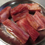 ホルモン館 - 中落ちカルビ 620円　(2020.7)