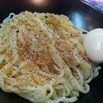麺屋晃心 - 『つけめん　背油にぼし』￥650-の麺ｱｯﾌﾟ♪