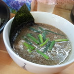 麺屋晃心 - 『つけめん　背油にぼし』￥650-のｽｰﾌﾟｱｯﾌﾟ♪