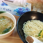 麺屋晃心 - 濃厚なのに飽きの来ないお味…麺に良く絡むｽｰﾌﾟ最高ﾃﾞｽ♪『濃厚鶏つけめん』￥750-
