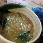 麺屋晃心 - 『濃厚鶏つけめん』￥750-ｽｰﾌﾟｱｯﾌﾟ♪