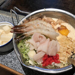 一番館 - お好み焼き(いか えび 玉子)
餅トッピング