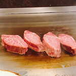 岡山浜作 鉄板焼 - 