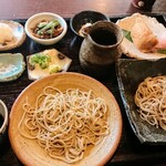 手打ち蕎麦　みたに - 二色盛り薬味膳、1320円＋税