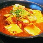 Yayoi Ken - 回鍋肉と麻婆豆腐の定食890円 