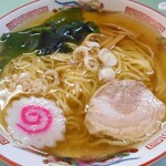 グリン食堂 - 「ラーメン・半チャーハンセット」の「ラーメン」