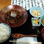 里伊 - イカ腑炒り定食