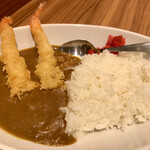 はなまるうどん - 海老天カレー