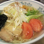 しお丸 - 冷やし塩らーめん(\880-)